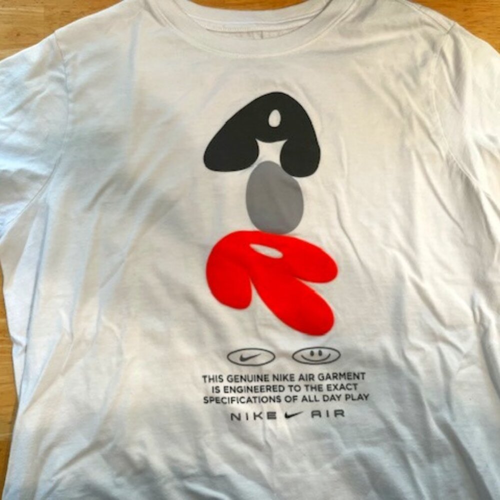 White NIKE Air T-shirt Boys Youth